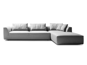 BE_LOOK - Modular fabric sofa with chaise longue _ i 4 Mariani